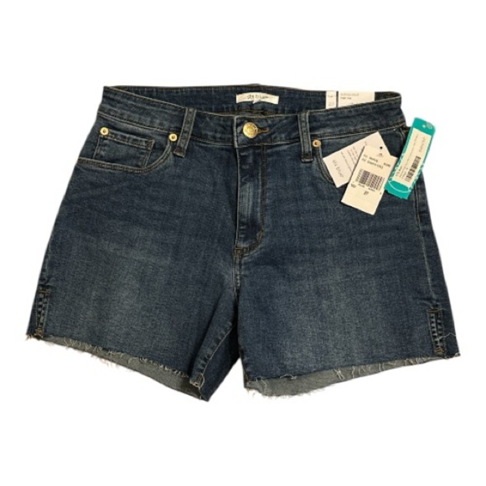 STS Blue Aubrey High Rise Dark Wash Denim Shorts